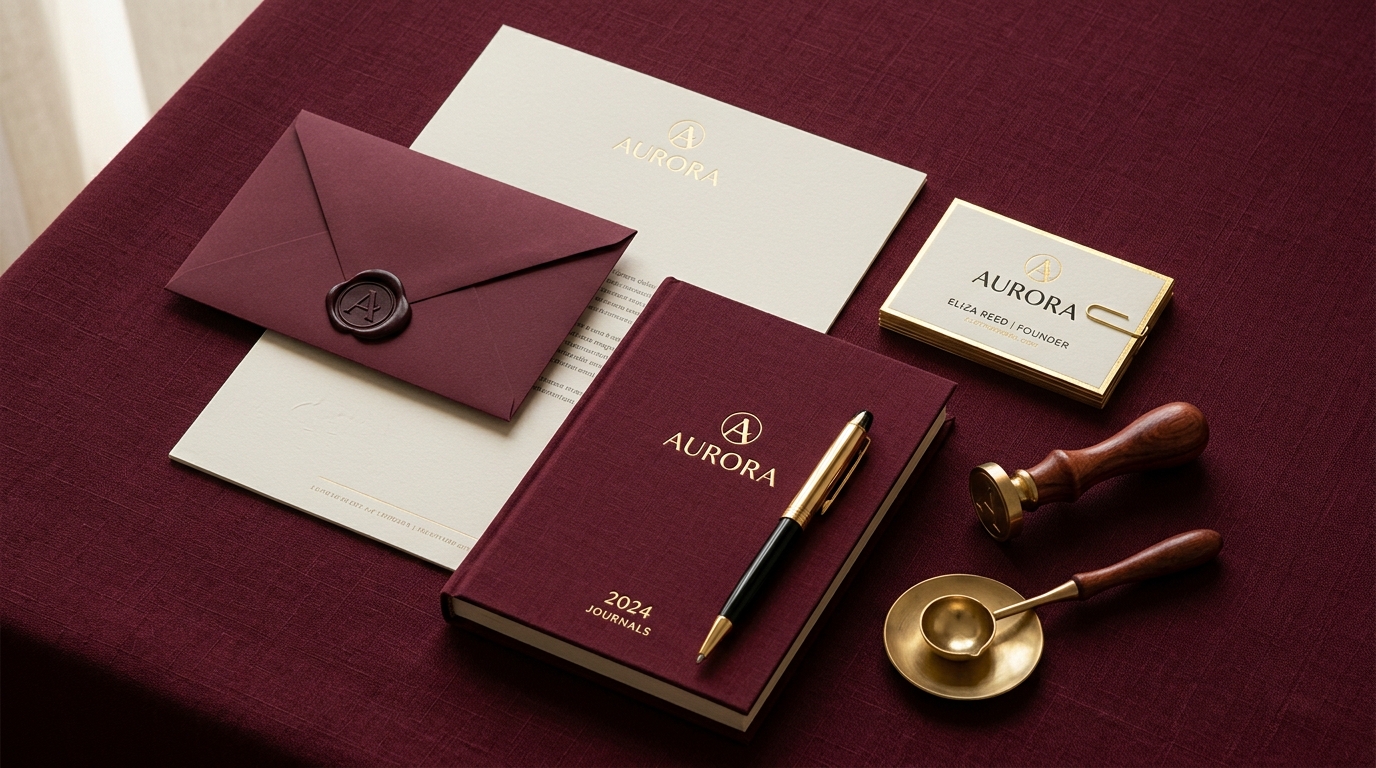 Creative Roots Luxury Corporate Stationery & Branding